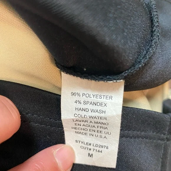 Traded* Tan and Black Body Central Bodycon Dress - Picture 3 of 3